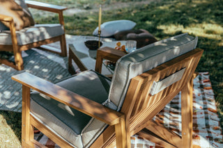 Didier TanGuor outdoor chair on rug