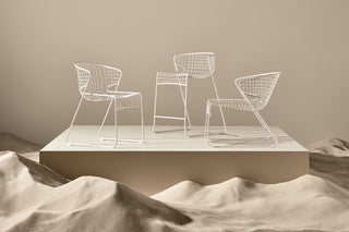 ND chair range on a platform with a desert landscape background