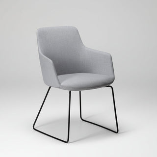 Light gray chair metal legs on a white background
