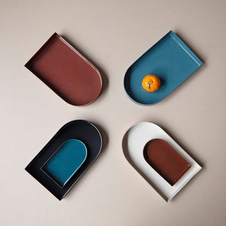Colorful metal trays, Arc11 design
