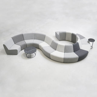 AuraLightNew1 modular sofa in shades of gray