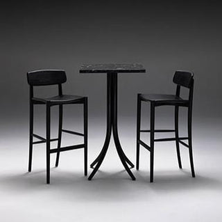Black bar table and chairs