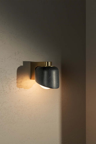 MARZ Terra 0.5 Lead Brushed Brass Wall Sconce