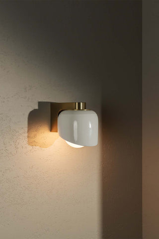 MARZ Terra 0.5 Vanilla Brushed Brass Wall Sconce