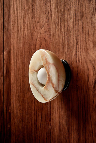 Marz Designs Aurelia Jade Onyx Sconce