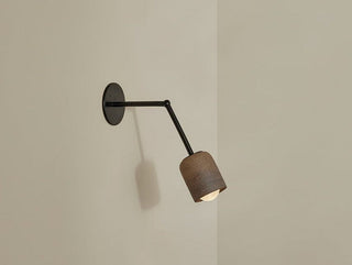 Marz Designs Terra 1 articulating wall sconce in brushed black