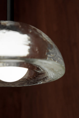 Marz Designs Aurelia Sconce cast glass detail