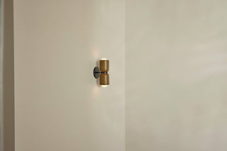 Marz Designs Terra 2 Wall Light in Chartreuse & Brushed Black