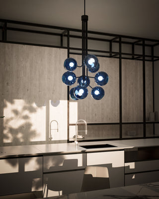 Ilanel Tree of Light chandelier in modern kitchen CGI
