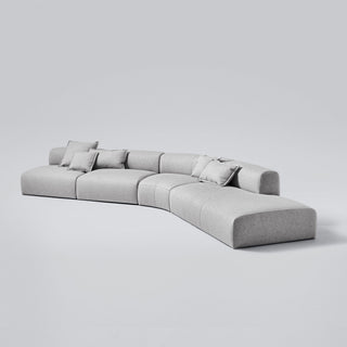 Build-your-own sectional sofa with modular design.
