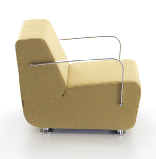 AURA 26 modern yellow armchair