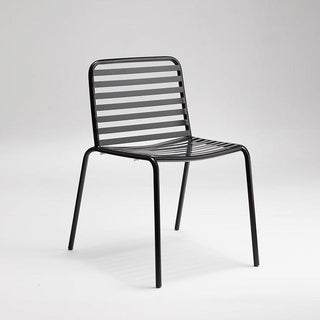 BOMBALA outdoor chair, black metal frame