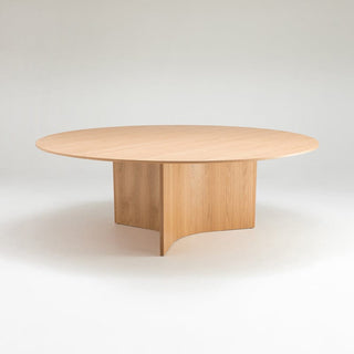 Caldera10 round wooden coffee table