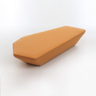 Isley3 modern orange bench