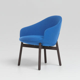Blue Marina Mini Timber Base Angle Chair