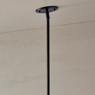 Brushed black angled ceiling dropper from Marz Designs