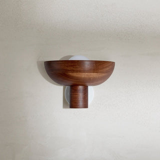 Marz Designs Selene Uplight in Walnut - Front On