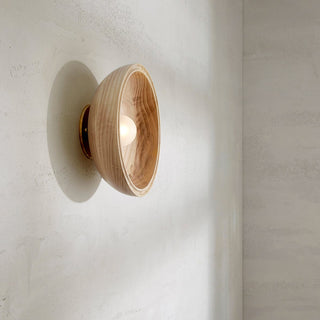 Marz Designs Selene Ash Brass Sconce - side view