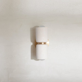 Marz Designs Terra 2 Brass Vanilla Bean sconce