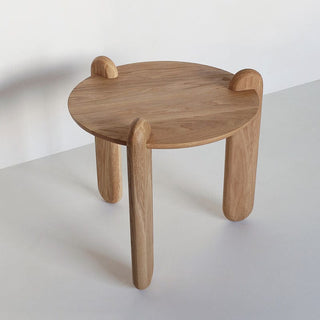 Pop-7 wooden side table