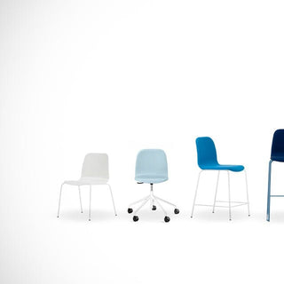 Ross Didier Tiller Slim Collection chairs in various colors.