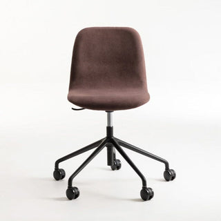 Tiller Slim Studio Chair - Brown Swivel Office Chair