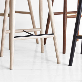 Dowel legs of various wood stools
